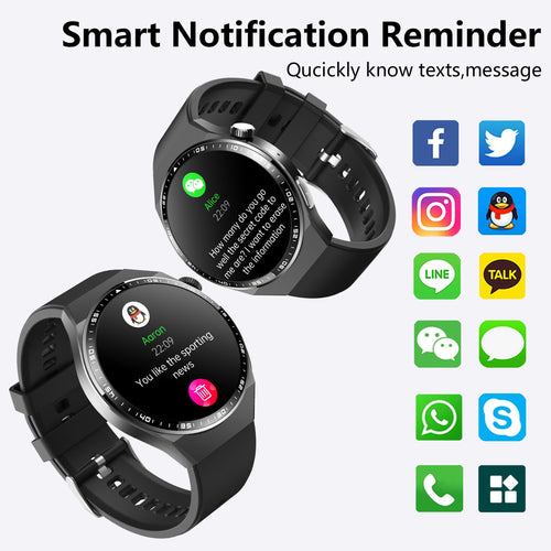 2025 New Accurate Measure ECG+PPG Diabetic Watches for Women Men Full Touch Screen Sport Fitness Watches Bluetooth For Android ios Smartwatch-1
