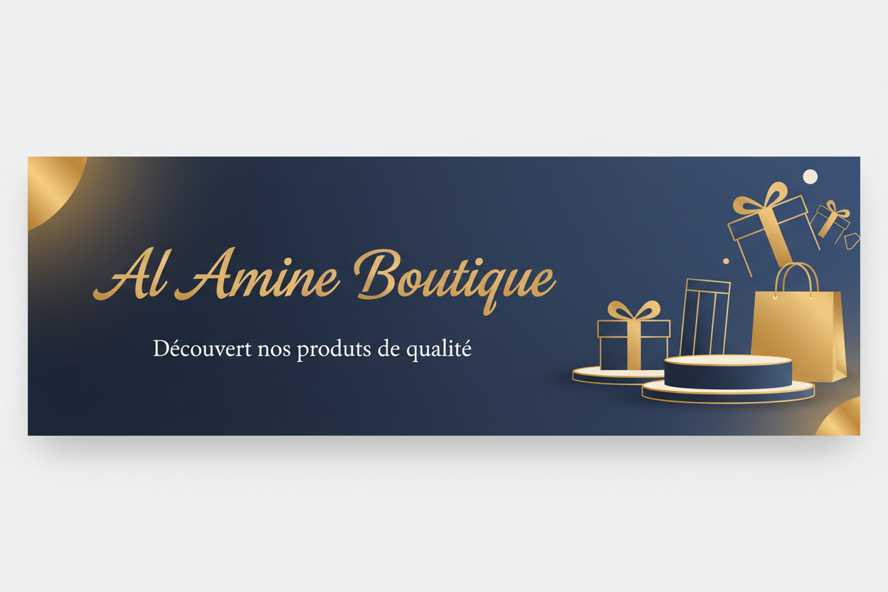 Bannière Al Amine Boutique